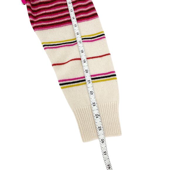 THE ELDER STATESMAN Reverse Stripe Crew Sweater M - Picture 11 of 11